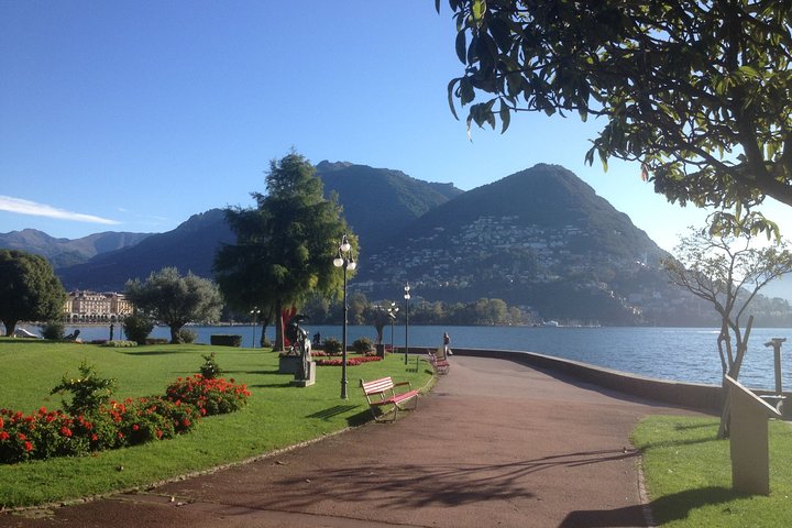 Lugano Mount Bre Lake Lugano private guided tour, from Lugano.