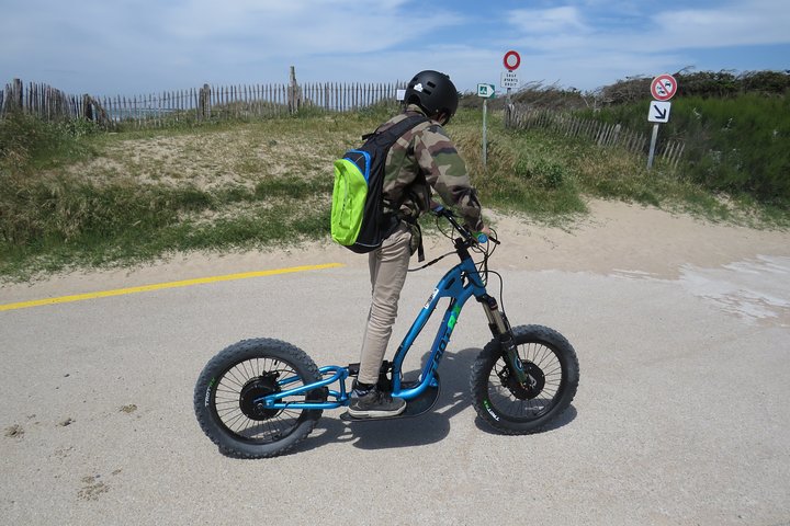 Off-road electric scooter-2h30 guided by GPS- "Carnac"