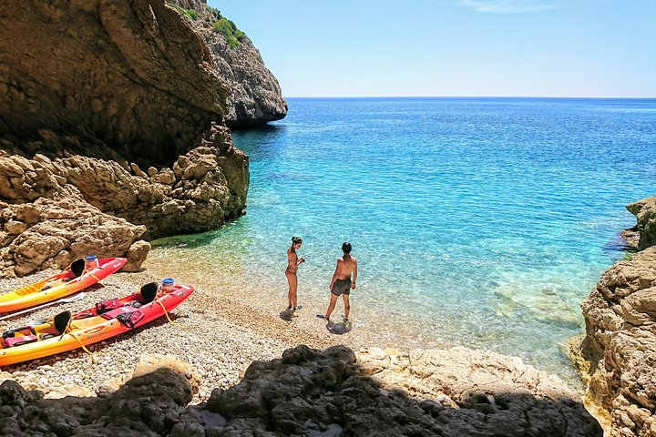 Uncharted Caves & Snorkelling Heaven: Cala Granadella Kayak Tour