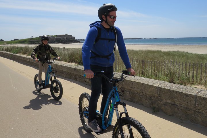 Off-road electric scooter-2h30 guided by GPS- "Carnac"