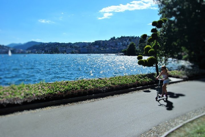 Lugano Mount Bre Lake Lugano private guided tour, from Lugano.