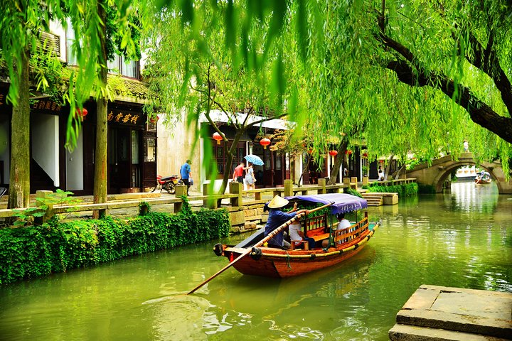 4-Hour Zhouzhuang Water Town Private Tour from Suzhou with Boat Ride