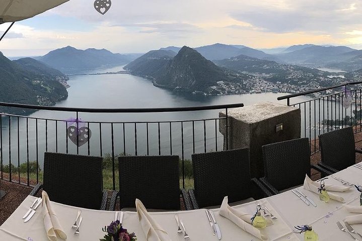 Lugano Mount Bre Lake Lugano private guided tour, from Lugano.