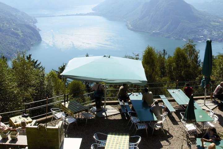 Lugano Mount Bre Lake Lugano private guided tour, from Lugano.