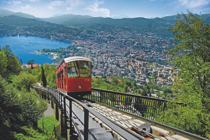 Lugano Mount Bre Lake Lugano private guided tour, from Lugano.