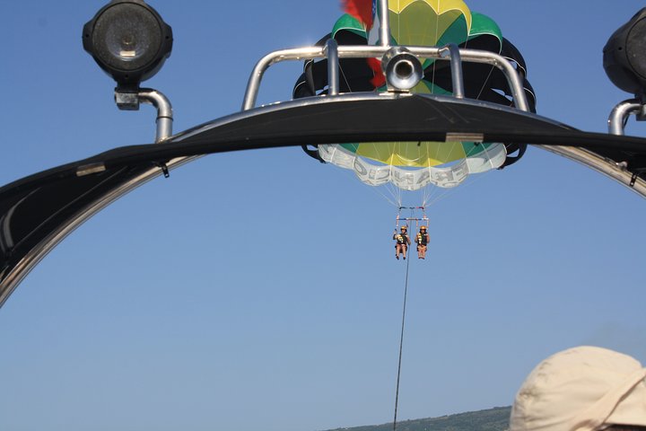 Double Parasailing flight to Tropea in Small Group