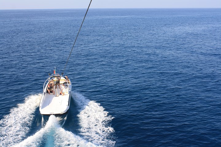 Double Parasailing flight to Tropea in Small Group