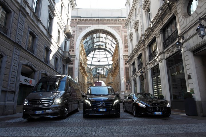 MALPENSA - MILANO airport transfer with private Luxury Van