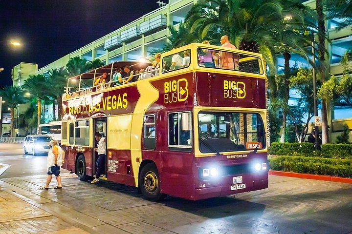 Big Bus Las Vegas: Sightseeing Night Tour by Open-Top Bus