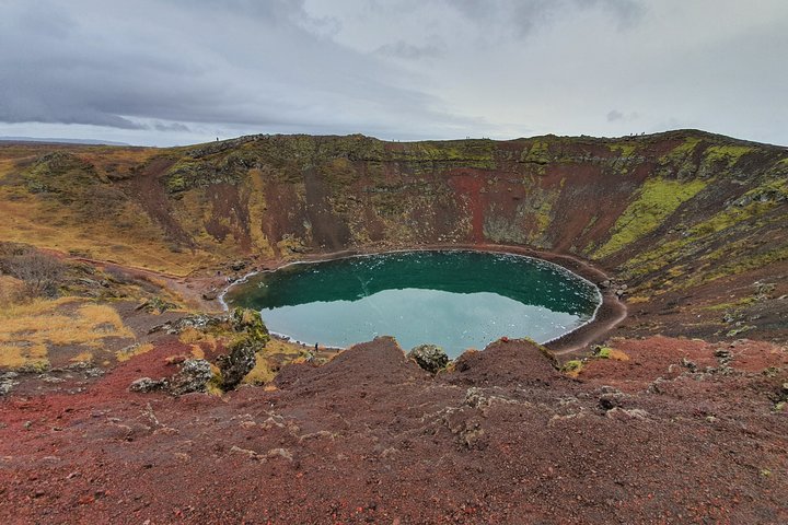 Small-Group Golden Circle, Blue Lagoon with Ticket & Kerid Crater
