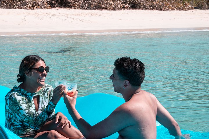 All Inclusive Beach and Snorkel Boat Tour to Icacos Island