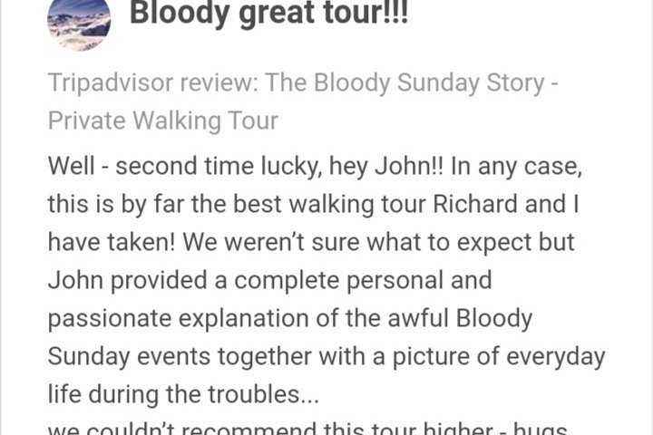 Derry City: The Troubles Bogside Walking Tour