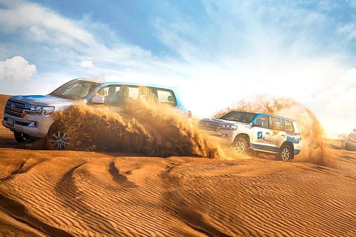 Abu Dhabi: Desert Safari with BBQ, Camel Ride & Sandboarding