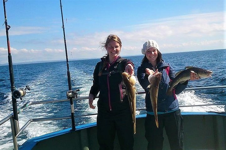 Deep sea fishing from Inisheer, Aran Islands. Galway. Private guided. 5 hours.