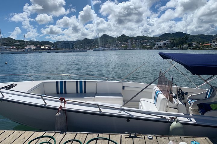 Private All Inclusive Speedboat to Soufriere with Lunch, Mud Bath & Waterfall