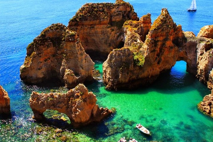 Boat trip to the grottos at Ponta da Piedade, Lagos