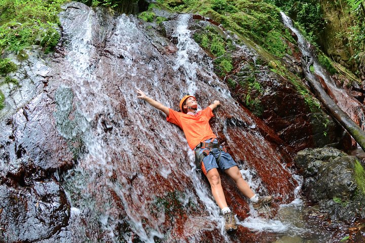 Full-Day Zipline and Waterfall Rappelling Adventure Near San Juan