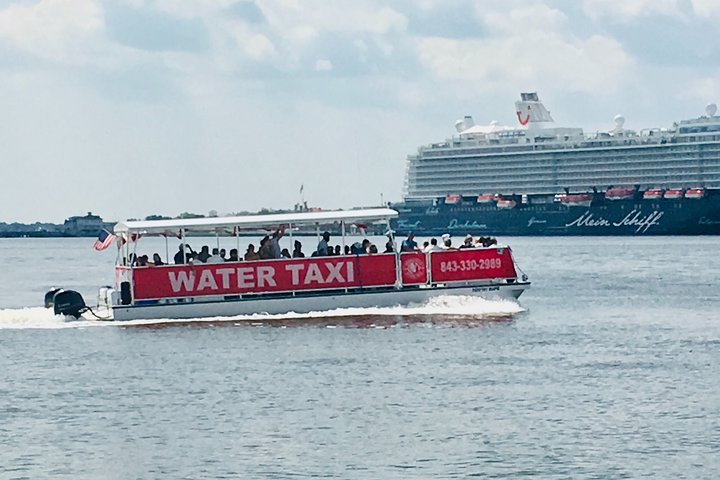 Charleston Water Taxi Cruise with Dolphin Sighting