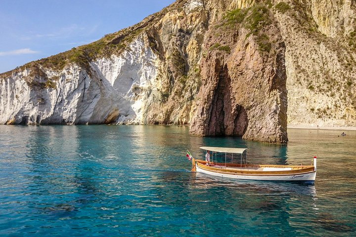 Ponza, boat trip on board the Zannone 1954