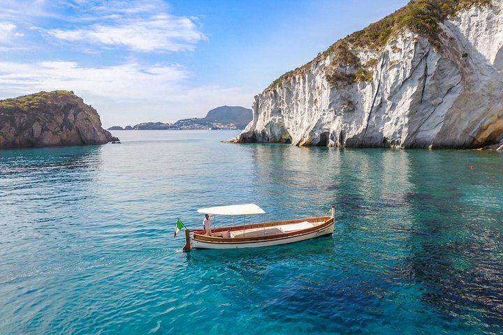 Ponza, boat trip on board the Zannone 1954