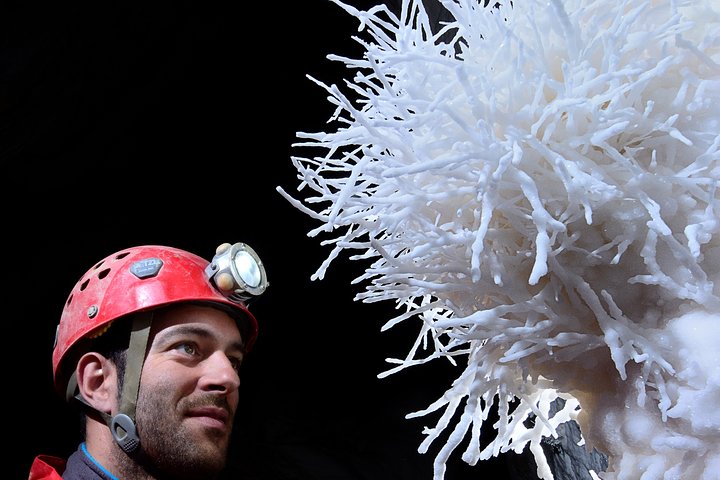 Half day caving in Cueva de Coventosa in Cantabria