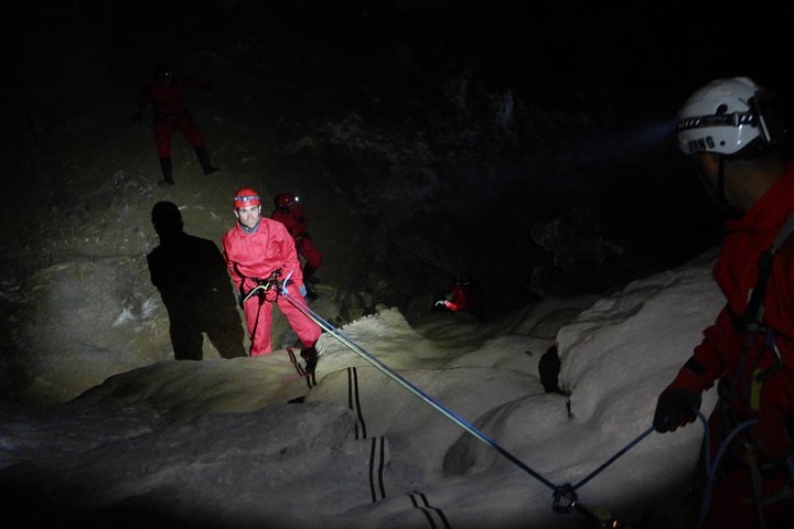 Half day caving in Cueva de Coventosa in Cantabria