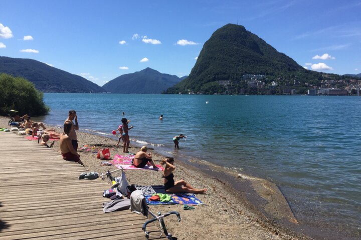 Lugano Mount Bre Lake Lugano private guided tour, from Lugano.