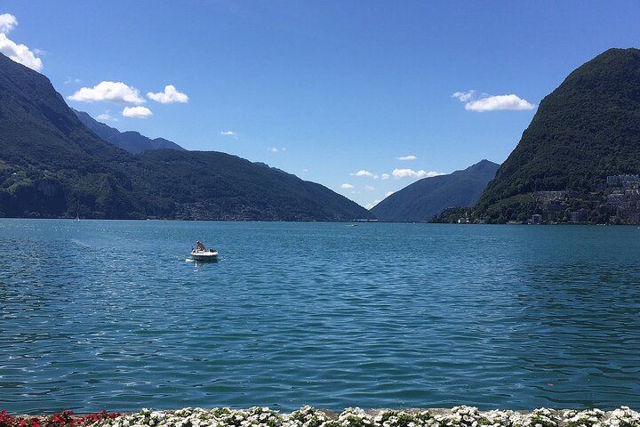Lugano Mount Bre Lake Lugano private guided tour, from Lugano.