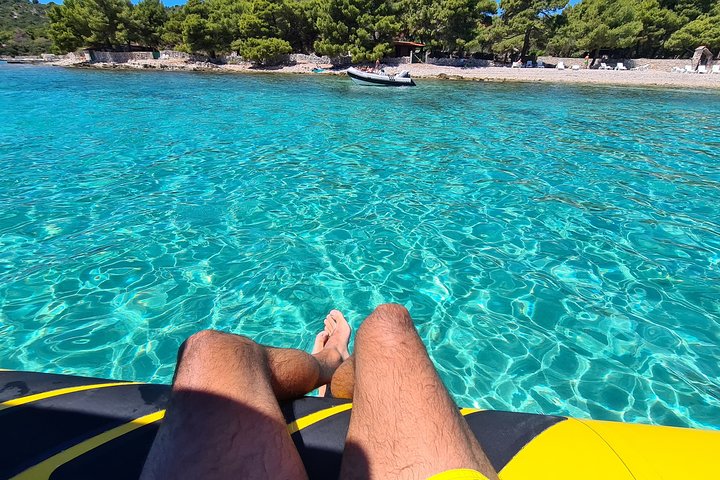Blue cave & Hvar, 5 islands speed boat tour, luxuy seats in shade