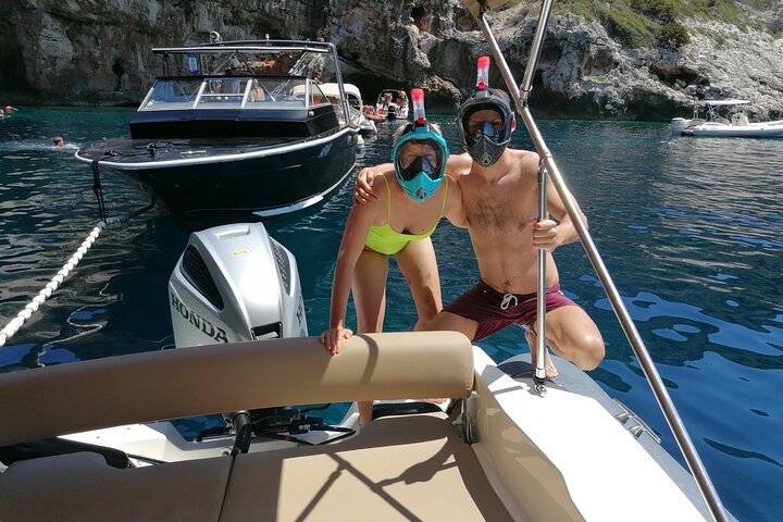 Blue Cave & Hvar, 5 Islands Speedboat with Luxury Seats in Shade