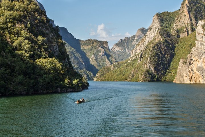 From Shkodra: Koman Lake Adventure with Boat Ride & Kayak