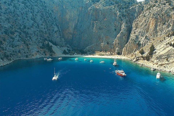 Fast Boat To Symi with a swimming stop at St George's Bay! (Only 1hr journey)