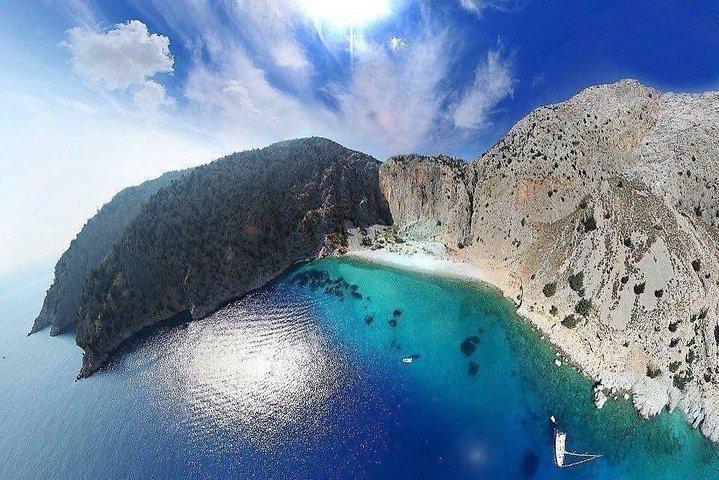 Fast Boat To Symi with a swimming stop at St George's Bay! (Only 1hr journey)