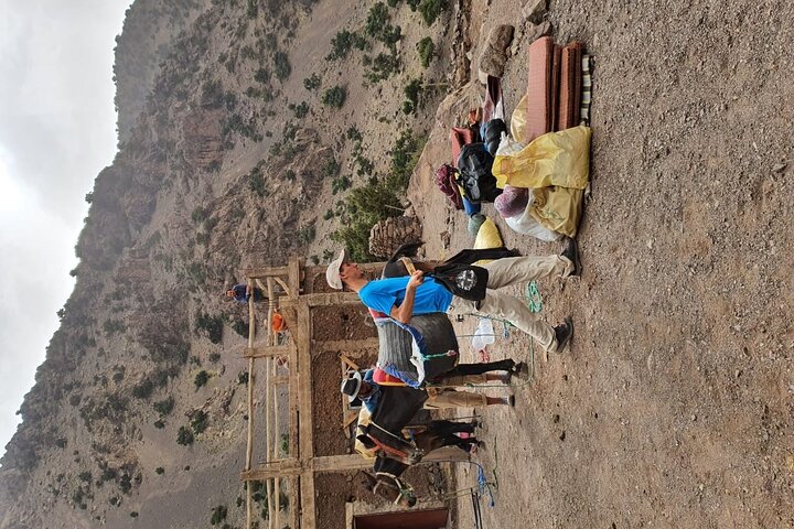 two days valley trek in the Atlas mountains