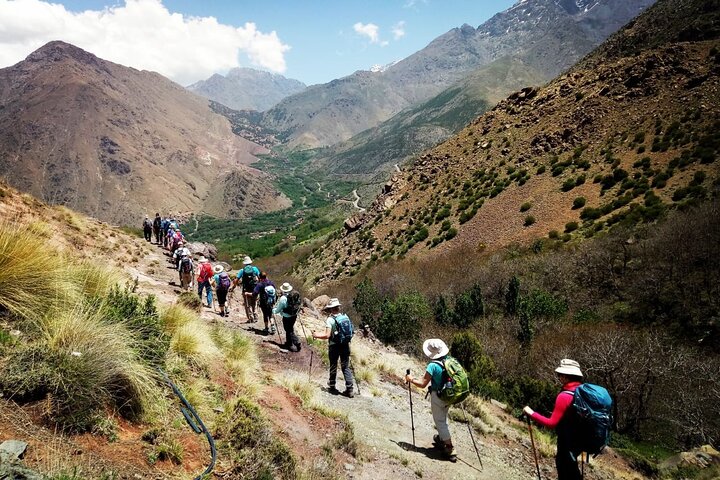 two days valley trek in the Atlas mountains