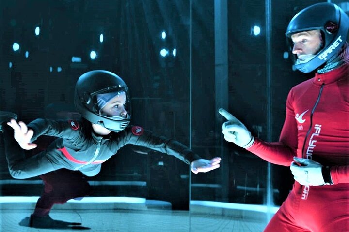 Montgomery Indoor Skydiving Experience with 2 Flights & Personalized Certificate