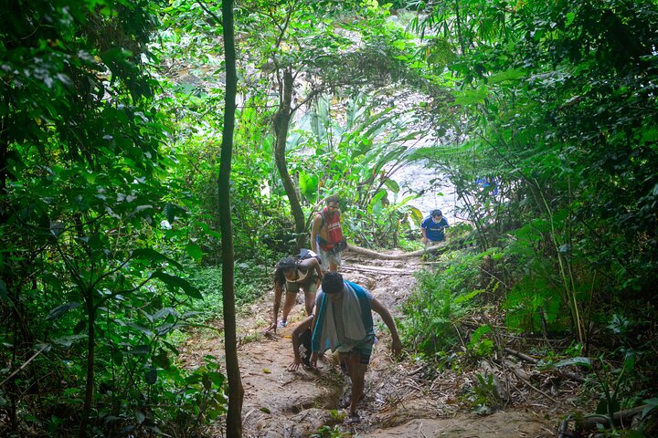Small-Group El Yunque Waterfall & Waterslides with Pickup