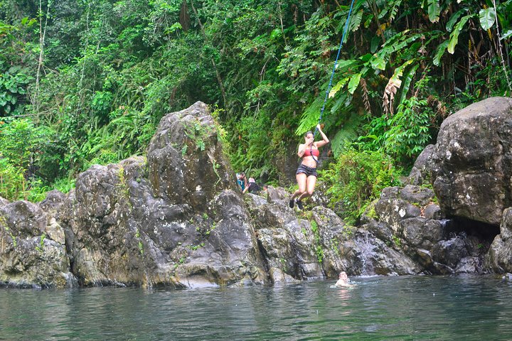 Small-Group El Yunque Waterfall & Waterslides with Pickup