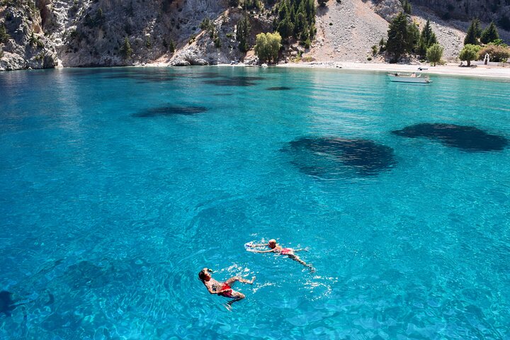 Fast Boat To Symi with a swimming stop at St George's Bay! (Only 1hr journey)