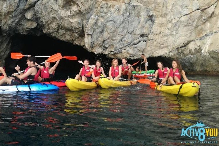 Kayak & Snorkel Tour in Cerro Gordo Natural Park, La Herradura