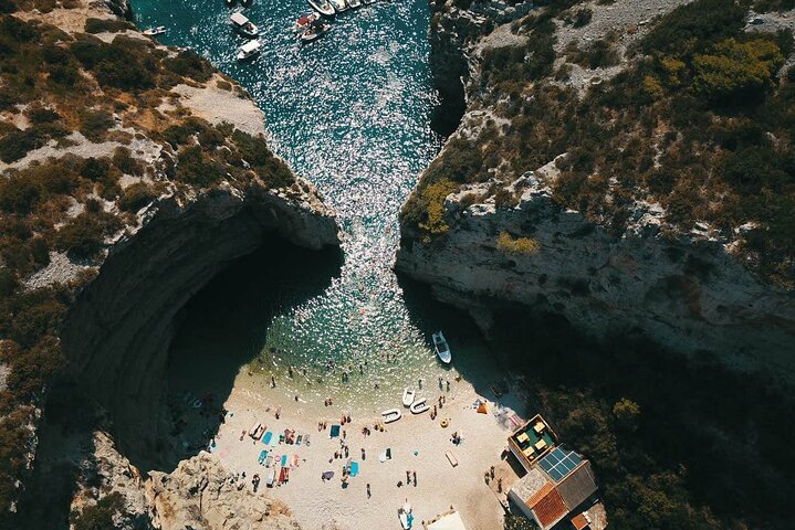 Blue Cave & Vis Island speedboat tour from Hvar