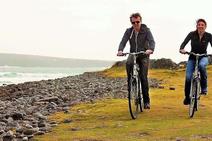 Electric biking on Inishmore island. Aran island. Self-guided. Full day.