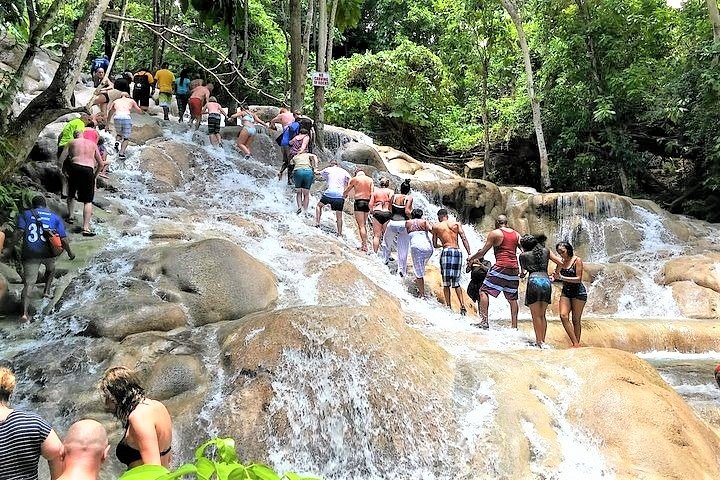 Blue Hole, Secret Falls, and Dunn's River Falls Combo Day-Trip
