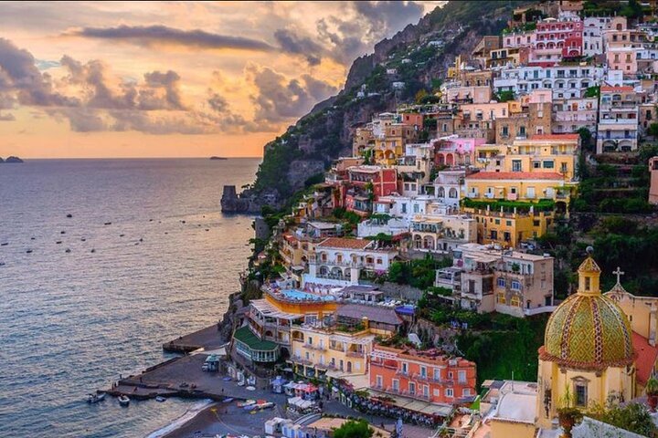 Full-day Sorrento, Amalfi Coast, Pompeii from Naples or Salerno
