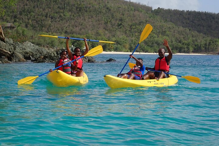 Kayak & Snorkel with Sea Turtles, National Park, St. John