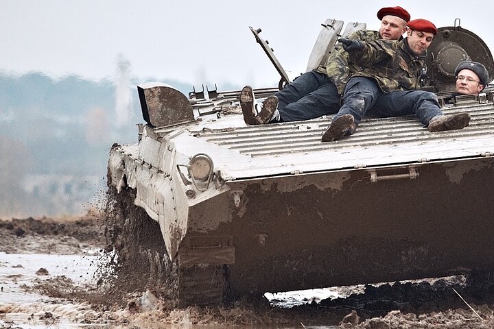 BMP tank driving experience Prague