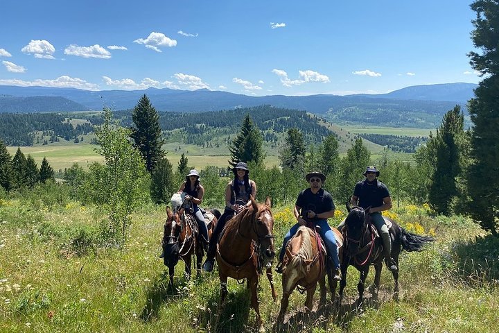 Horseback Riding with Grand Teton Views in Jackson Hole
