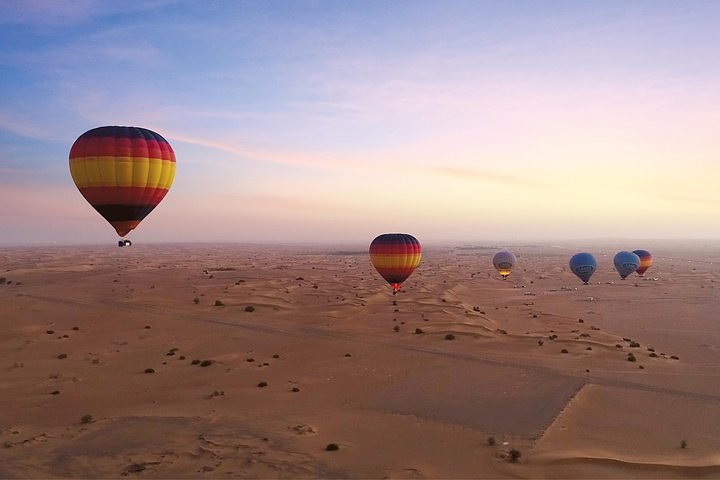 Hot Air Balloon Ride With Gourmet Breakfast and Falcon Show