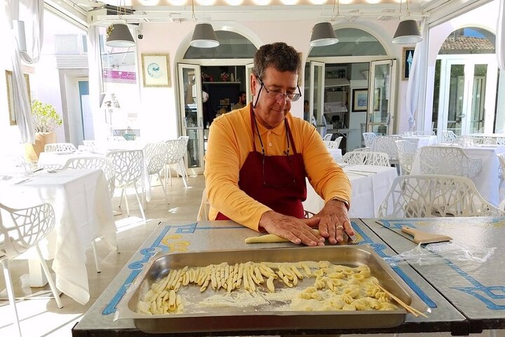 Sea View Sicilian Cooking Class & Taormina Market with Chef Mimmo