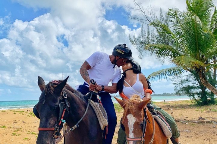 Luquillo Beach Horse Ride from Carabalí Rainforest Adventure Park
